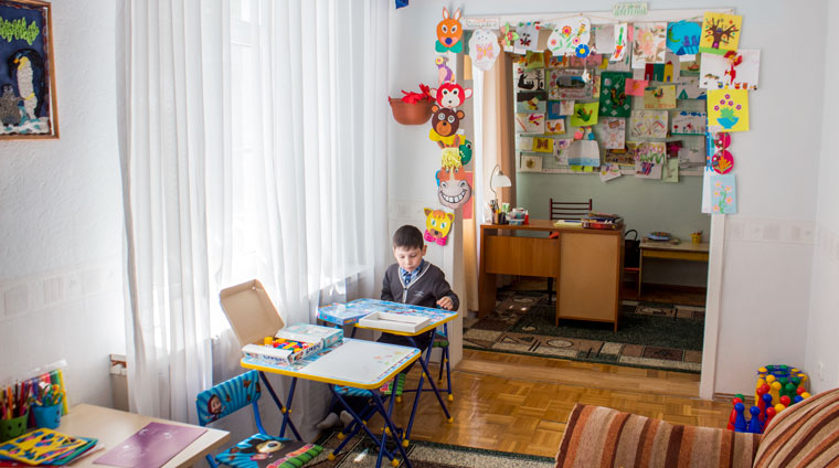 Детская комната в санатории Родник. Пятигорск