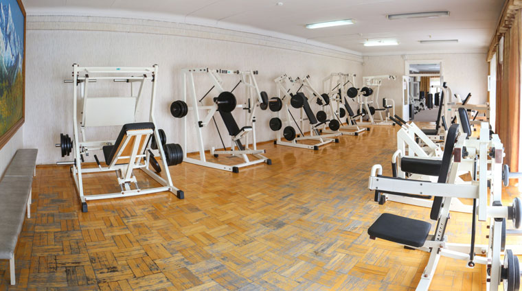 Тренажерный зал санатория Родник в Пятигорске