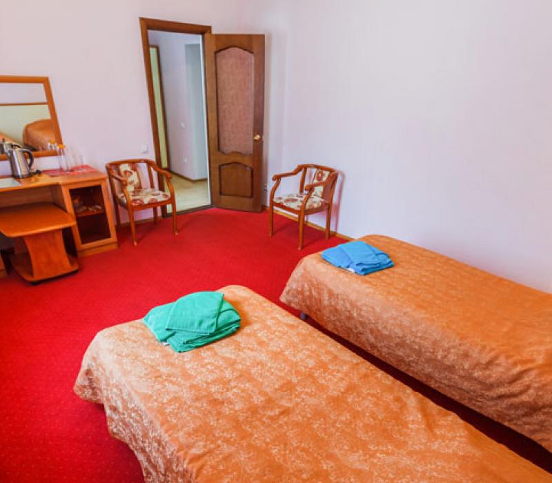 Оснащение 2 местного 1 комнатного Стандарта, Корпус 2 санатория Руно в Пятигорске