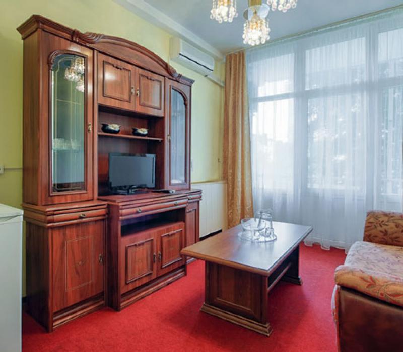 Гостиная в 2 местном 2 комнатном 1 категории, Корпус №1 санатория им. Анджиевского в Ессентуках