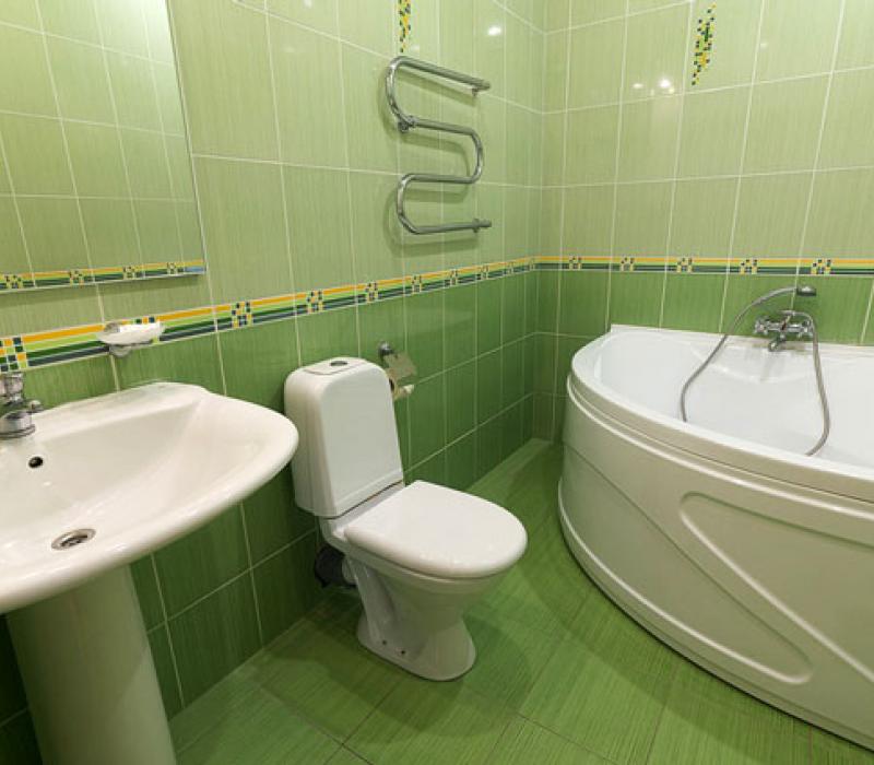 Ванная комната в 2 местном 2 комнатном Премиум санатория Центросоюз в Кисловодске