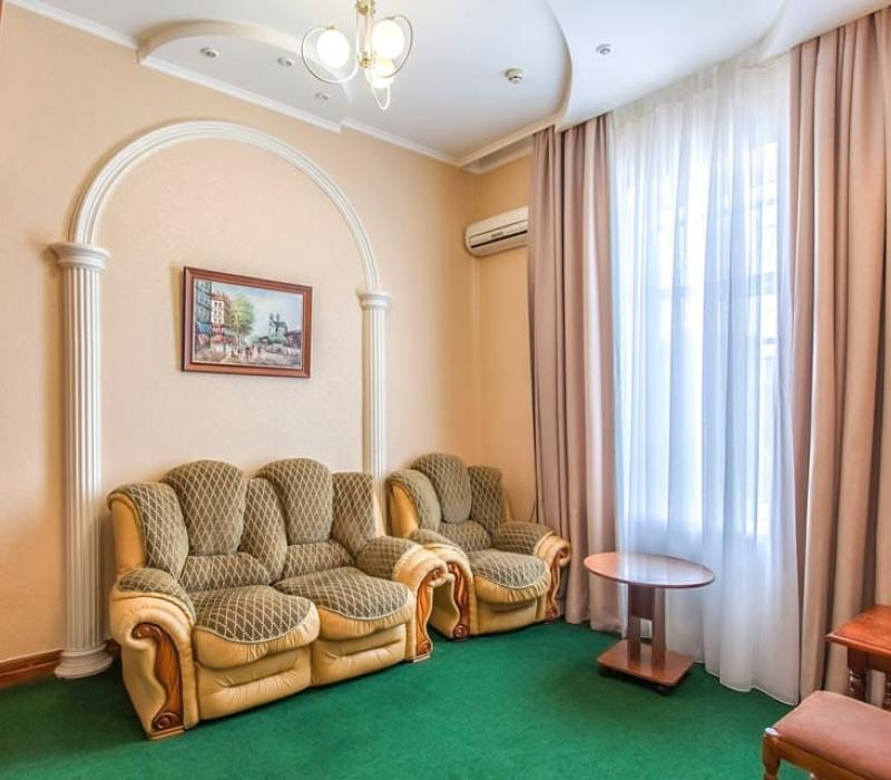 Гостиная в 2 местном 2 комнатном 1 категории, Корпус 5 санатория Лермонтова в Пятигорске