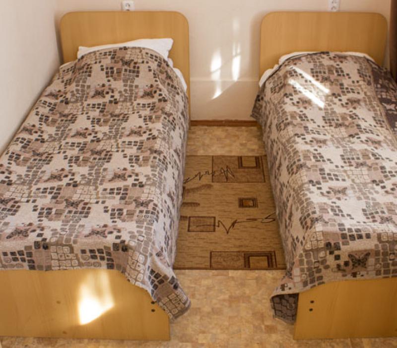 Спальня 2 местного 2 комнатного Семейный Стандарт санатория Пятигорье в Пятигорске