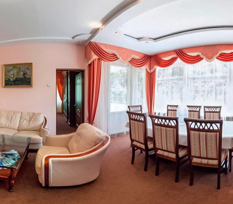 Гостиная в 2 местных 3 комнатных Апартаментах санатория Горный воздух в Железноводске