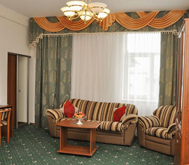 Гостиная 2 местного 2 комнатного 1 категории, Корпус 2 в санатории Димитрова. Кисловодск