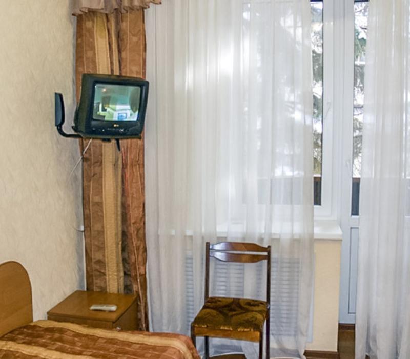 Оснащение 2 местного 1 комнатного Стандарта с балконом санатория Колос в Кисловодске