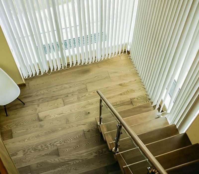 Лестница между уровнями в 2 местном 1 комнатном Студия Loft санатория Красная Пахра в Москве