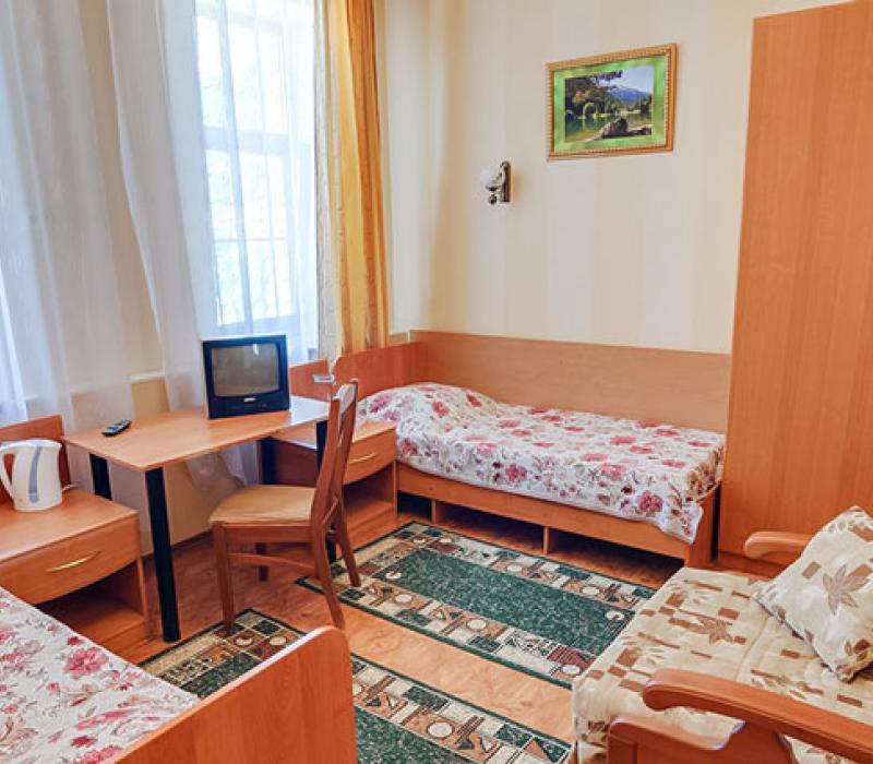 2 местный 1 комнатный Эконом Блочный (два номера на блок) в санатории Горячий ключ. Пятигорск