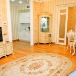 Оснащение гостиной в 2 местном 3 комнатном Золотом Люксе санатория Целебный Нарзан в Кисловодске