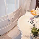 Ванная комната в 2 местном 2 комнатном Представительском Люксе пансионата Родина Отель&Спа в Ессентуках